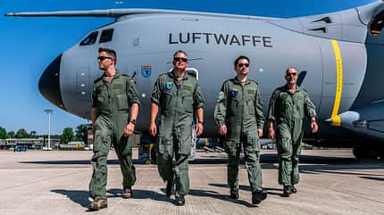 A400M, Luftwaffe, Airbus, Bundeswehr, Luftbetankung Luftbetankung mit dem Airbus A400M der Luftwaffe.