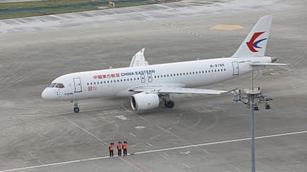 Comac C919, China, China Eastern, China Southern Sicht auf eine Comac C919 von China Eastern.