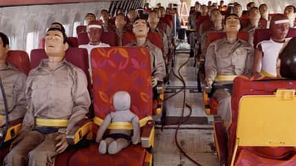 Boeing, 720, NASA, Absturz, Crash Test Crash Test Dummies in der der Kabine der Boeing 720