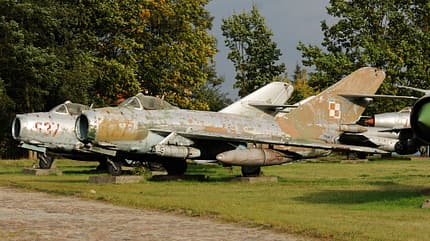 Polnische Lizenbauten der Mikojan MiG-17 im Museum