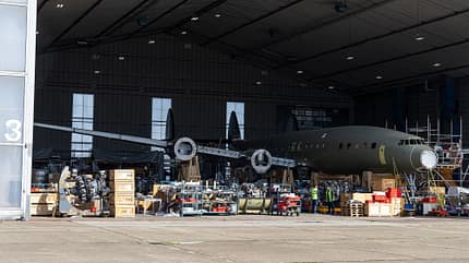 Lufthansa Super Star in der Restaurierung