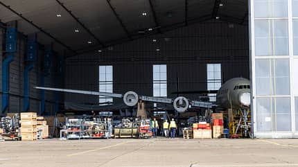Lufthansa Super Star Blick in die Halle