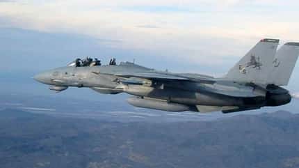 F-14 Tomcat im Flug ohne Cockpit-Haube