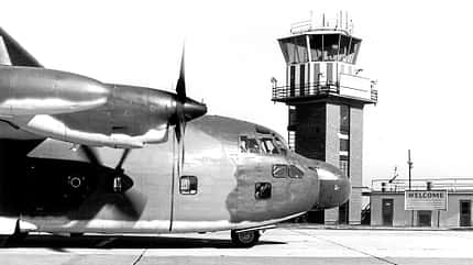 Fairchild C-123 Provider der Royal Thai Air Force mit Turboprop-Triebwerk T56 Fairchild C-123 Provider der Royal Thai Air Force mit Turboprop-Triebwerk T56