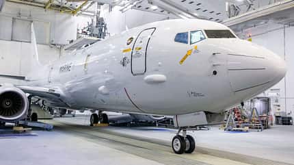 Erste Boeing P-8A Poseidon für die Marineflieger.