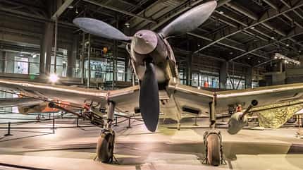 Junkers Ju 87 im Militärmuseum in Werchnjaja Pyschma von vorne