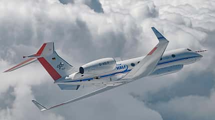 HALO, DLR, Deutsches Zentrum für Luft- und Raumfahrt, Atmosphärenforschungsflugzeug, Gulfstream G550, ESA, Satelliten, Forschungssatellit, EarthCARE, Earth Cloud Aerosol and Radiation Explorer