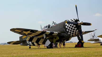 Republic P-47 Thunderbolt mit P&W R-2800 Motor, am Boden