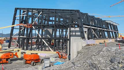 Grönland, Flughafen Nuuk, Terminal Eröffnung, Einweihung Baustelle Flughafen Nuuk