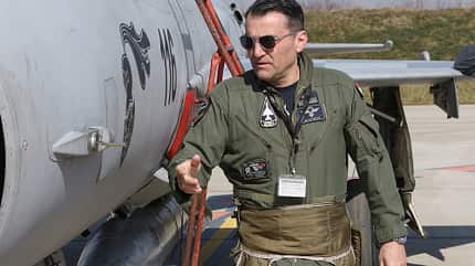 Kroatiens letzte MiG-21 in Zagreb-Pleso, März 2025. Kroatiens letzte MiG-21 in Zagreb-Pleso, März 2025.