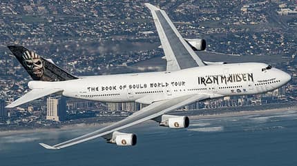 Jumbo, Boeing 747, Ed Force One, iron Maiden "Ed Force One", Boeing 747-400 von Iron Maiden ist jetzt ein "Puzzle".