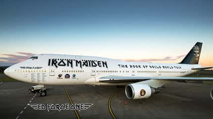 Jumbo, Boeing 747, Ed Force One, iron Maiden "Ed Force One", Boeing 747-400 von Iron Maiden ist jetzt ein "Puzzle".