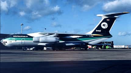Iran, Il76, Iljuschin, Il-76, Iraqi, Teheran Iranische Iljuschin Il-76 in Aktion.
