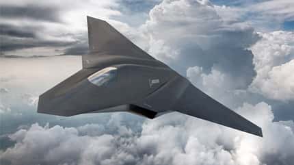 Boeing, F-47 Boeing Stealth-Konzept im Flug
