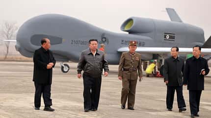 Iljuschin, Il-76, Frühwarnflugzeug, Nordkorea Kim Jong-un vor Aufklärungsdrohne