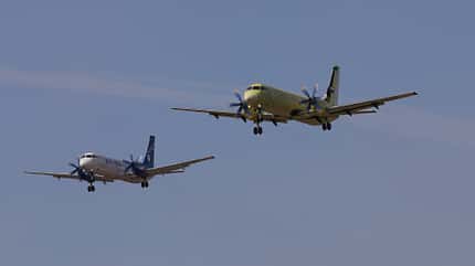 Iljuschin, Il114, Il-114, Il114-300, Il-114-300, Turboprop, Russland Iljuschin Il-114-300, Erstflug des dritten Prototyps in Russland.