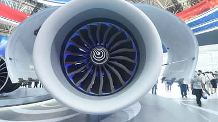 CJ1000, China, Comac, C919 CJ-1000 Turbofan-Triebwerk aus China.