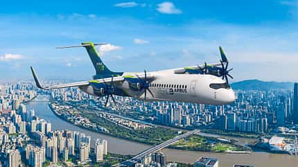 Wasserstoff, Airbus, ZEROe, Brennstoffzelle, Konzept Airbus ZEROe Brennstoffzellenflugzeug mit 4 Pods