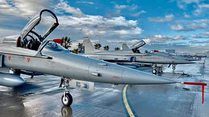 Chilenische Tiger, Northrop F-5E, F-5E Tiger III, Kampfjet, Fighter, Luftbetankungssonde, Chile, Südamerika, Grupo de Aviación 12, Tigres Australes Northrop F-5E Tiger III der Grupo de Aviación 12, die „Tigres Australes“ der chilenischen Luftwaffe