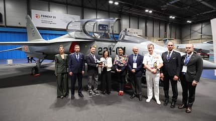 Hürjet, Spanien, Luftwaffe Türkischer Kampftrainer Hürjet für Spaniens Luftwaffe.