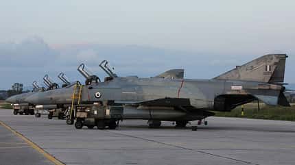 Phantom, Phancon, Griechenland Griechische F-4E Phantom II in Aktion.