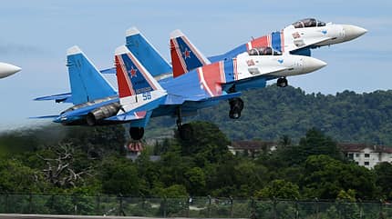 Suchoi, Su-35, Flanker, Russian Knights, Lima 2025 Suchoi Su-35 Russian Knights Lima 2025