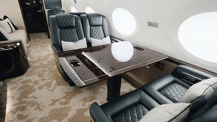 Gulfstream G800, Business Aviation, Business Jet, Geschäftsreisejet, Aerospace Savannah Kabine der Gulfstream G800