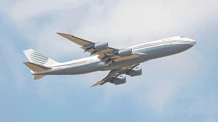 Boeing, 747, Boeing 747-8 BBJ, Qatar, Air Force One Boeing 747-8 BBJ aus Qatar für die Nutzung als interim Air Force One