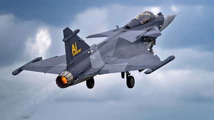 Saab, Gripen E, KI Saab Gripen E beim Start