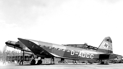 Junkers, Junkers Ju 252, Jumo 211, Ju 252 V1 Junkers Ju 252 V1 mit ziviler Kennung