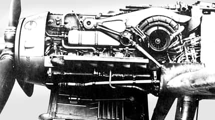 Der Einbau des DB 605 D mit dem Lader des DB 603, hier in einer K-4