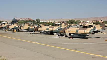 F-4, Phantom, Iran Aufgereihte F-4E Phantom Iran