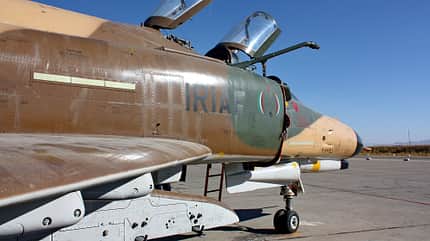 F-4E, Phantom, Iran F-4E Phantom Iran mit Luftbetankungssonde