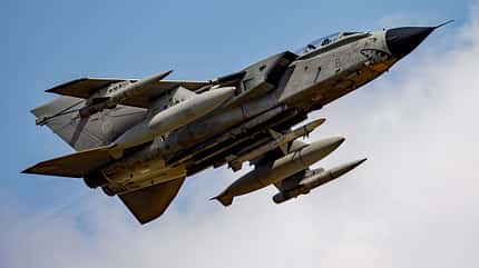 Tornado, Italien, Panavia Panavia Tornado ECR der italienischen Luftwaffe beim Start