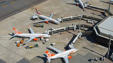 Flughafen Sao Paulo, São Paulo Airport, Brasilien, GRU, São Paulo Guarulhos International Airport, SBGR Gatepositionen am Flughafen São Paulo