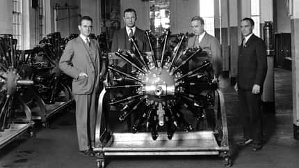George Mead, Fred Rentschler, Don Brown, William Willgoos, Pratt & Whitney, Wasp