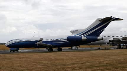 Friedhof, Boeing, Airbus, 727, 747, A320 Abgestellte Boeing 727