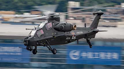 Z10, Harbin, Z-10, China Chinesischer Kampfhubschrauber Harbin Z-10 in Aktion.