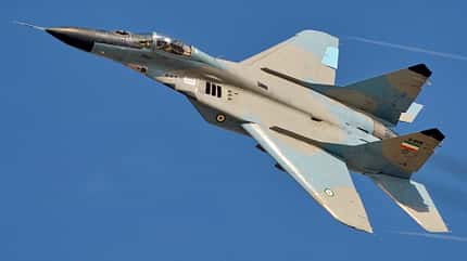 MiG-29, MiG29, Iran, IRIAF, MiG, Mikojan MiG-29 der iranischen Luftwaffe in Aktion. Fliegen sie immer noch?