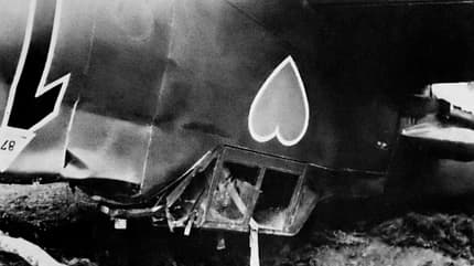 „Nowys“ Bf 109 G-2, „Schwarze 1“, WNr. 10360, am 11. August 1942 nach missglückter Landung