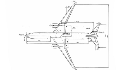 Patent für neues russisches Großraumflugzeug.
