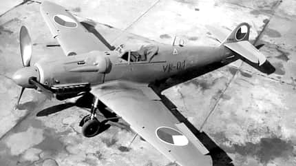 Messerschmitt Bf 109, Avia S99, Bf 109 G, Avia C.10, Avia C.110, Avia S.199, Avia C.210, S.199/C.10, Hispano Aviación, HA-1.109-K1L Tripala, HA-1.109-K1L, C.4-122, HA-1.112 K1L, Rolls-Royce Merlin, Buchón, HA-1.112 M1L Eine Avia C.210 VK-01