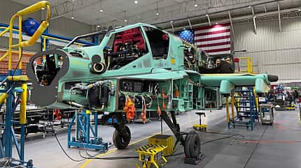 Ein AH-64E Apache für Australien im Bau bei Boeing