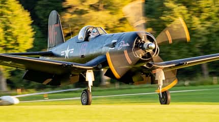 Oldtimer-Fliegertreffen auf der Hahnweide in Kirchheim/Teck 2025.