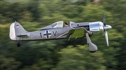 Hahnweide, Oldtimer Oldtimer-Fliegertreffen auf der Hahnweide in Kirchheim/Teck 2025.