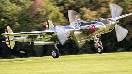 Oldtimer-Fliegertreffen auf der Hahnweide in Kirchheim/Teck 2025.