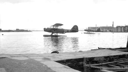 Heinkel He 59, Seeaufklärer, D-ASUO, Seenotstaffel, Seenotflugzeug, Ernst Heinkel Flugzeugwerke, Wasserflugzeug, Heinkel He 59a Zwei He 59 einer Seenotstaffel in Stavanger