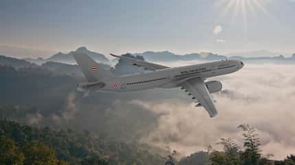 Tank- und Transportflugzeug Airbus A330neo MRTT+ der Royal Thai Air Force Rendering