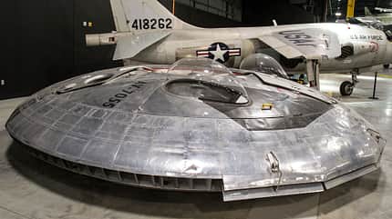 Avrocar, Avro Canada, skurrile Flugzeuge, VZ-9 Avro Canada VZ-9 Avrocar im Museum