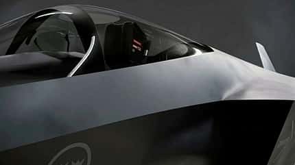 Saab-Vision von Schwedens zukünftigem Kampfjet. 